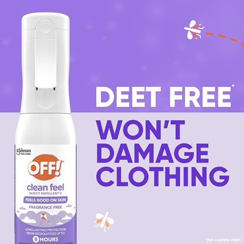 Clean Feel Misting Insect & Mosquito Repellent Bug Spray (6 Ounce (Pack of 2))