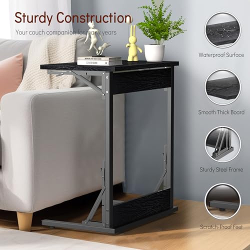 24" TV Tray Table (Black / 1PK)