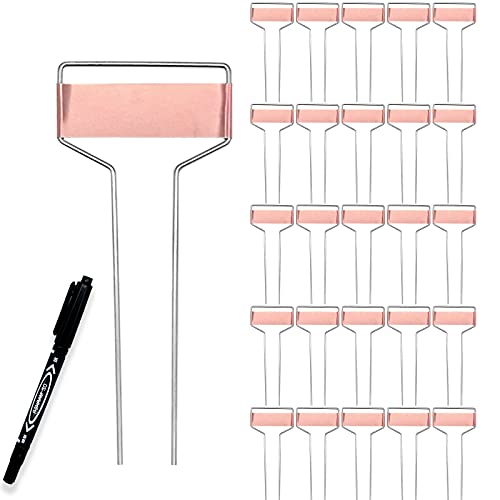 25 PCS 6 Inch Metal Plant Label Stakes (25 Count)