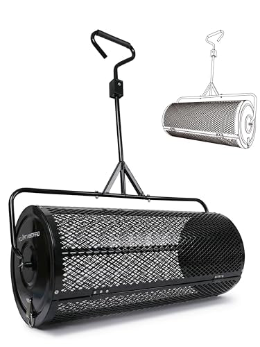 Compost Spreader 36 Inch Towable Peat Moss Spreader (36 Inch)