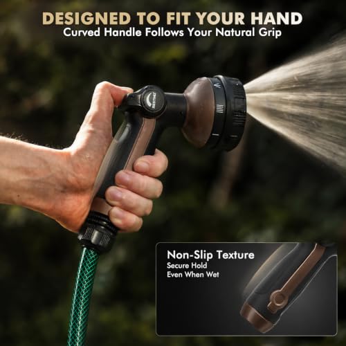 Garden Hose Nozzle Heavy Duty (Brown / Normal)