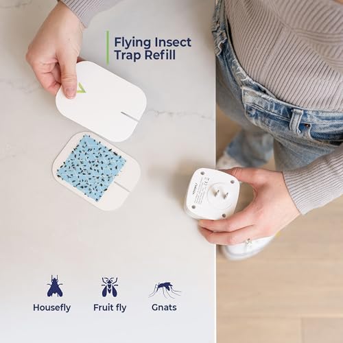Official Refill Fruit Fly Traps Indoor (5 Refills / White)