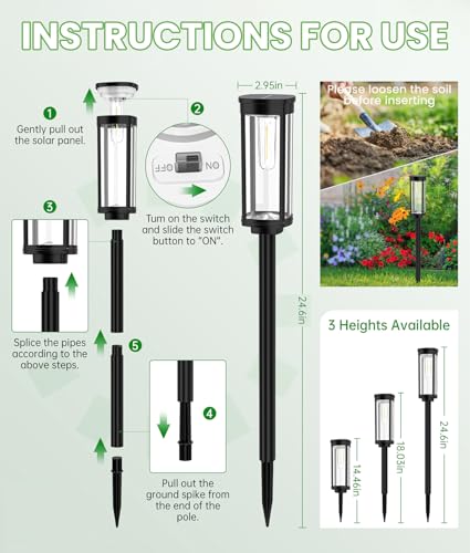 Solar Landscape Lights (6 Count)