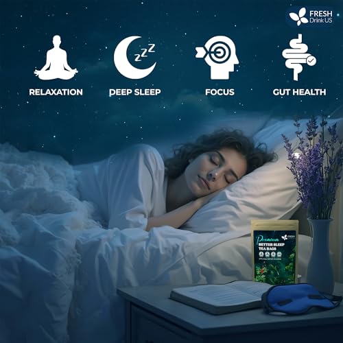 Premium 55 Tea Bags Better Sleep Herbal Tea (55 Tea Bags)