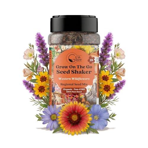on the Go Seed Shaker (Western Wildflowers / 8 oz Shaker)