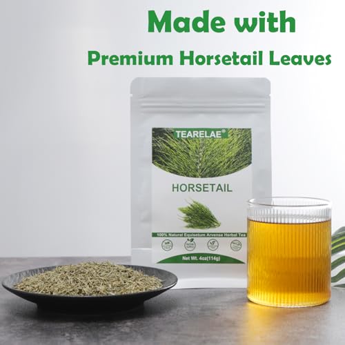 Premium Horsetail Tea Loose Leaf (4 Ounce (Pack of 1))