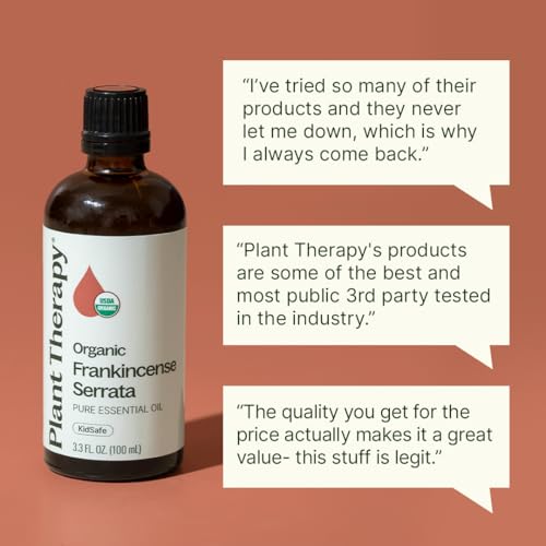 Organic Frankincense Serrata Essential Oil 100 mL (3.3 Fl Oz (Pack of 1))