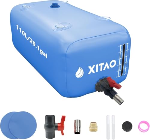 29Gal 110L Water Bladder Tank w (29 Gal / Light Blue)