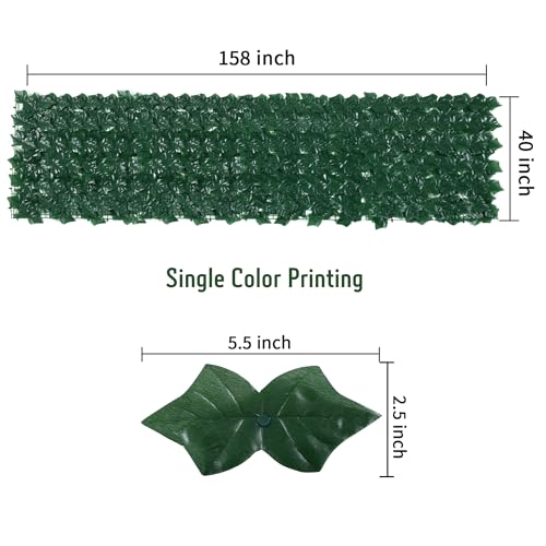 Artificial Ivy Privacy Fence Screen (39.4x157.5 in)