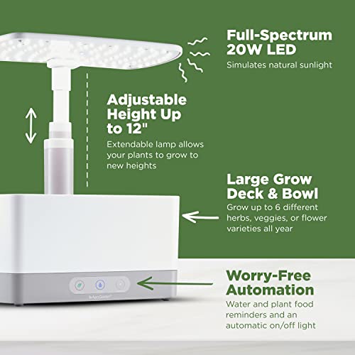 Harvest Indoor Garden Hydroponic System with LED Grow Light (Black / Harvest)