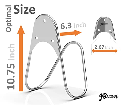 Garden Hose Holder Stainless Steel Small Wall Mount Garden Hose Hook