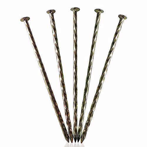 70 Pack 6"Artificial Turf Nails Garden Stakes Galvanized Landscaping Spikes (70 Pack 6inch)