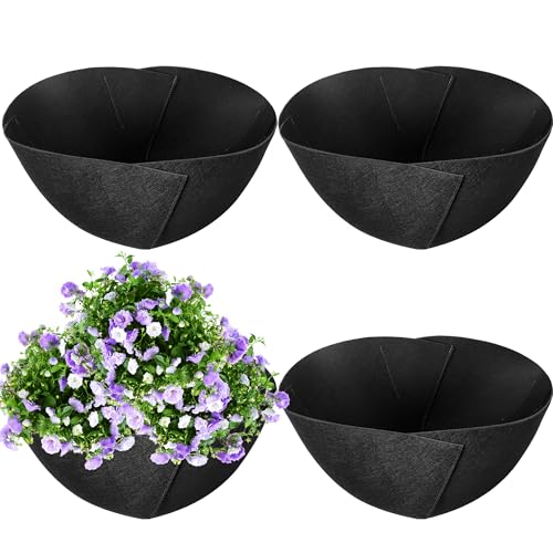 4 Pcs 16 Inch Fabric Planter Basket Liner (16inch)