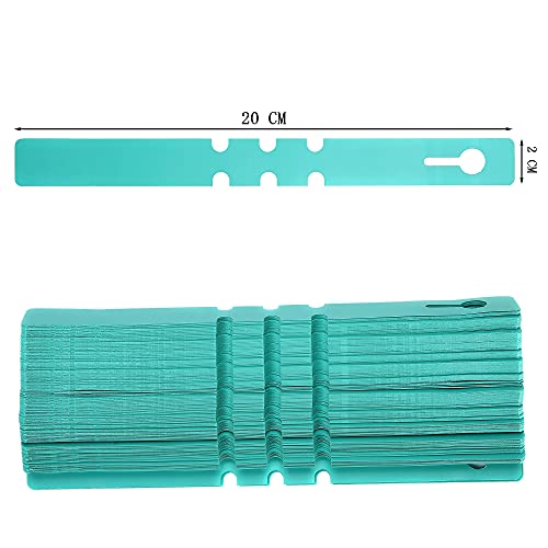 200 Pcs Green Plastic Plant Tags with Marker Pen (200 Count)