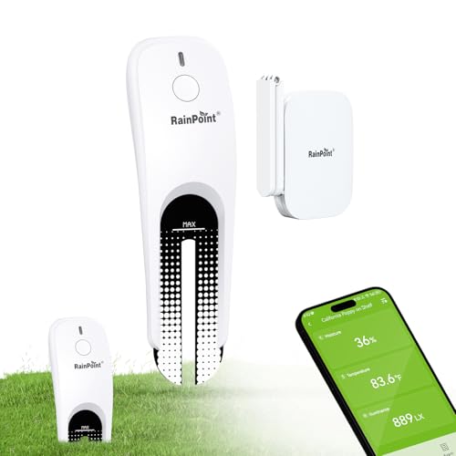 3-in-1 APP Remote Monitoring WiFi Soil Meter Indoor/Outdoor (Sensor + Hub / White)