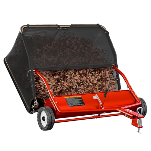 48" Lawn Sweeper Tow Behind (48 inch / Red)