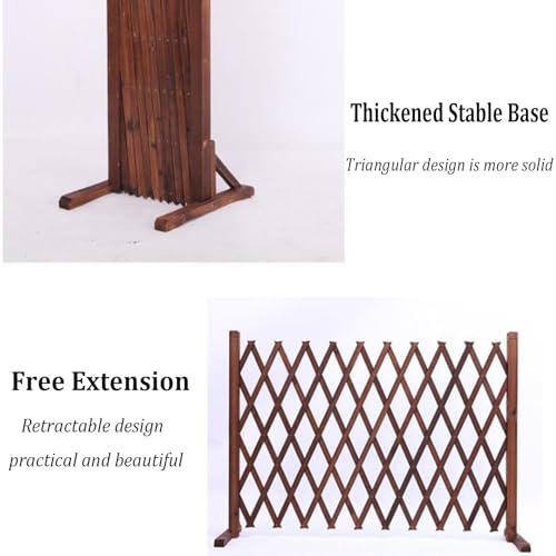 Expandable Wooden Lattice Fence Panel