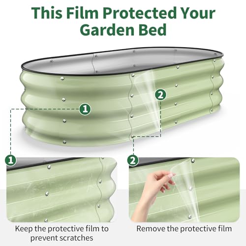 Raised Garden Bed (Fruit Green / 4x2x1FT)