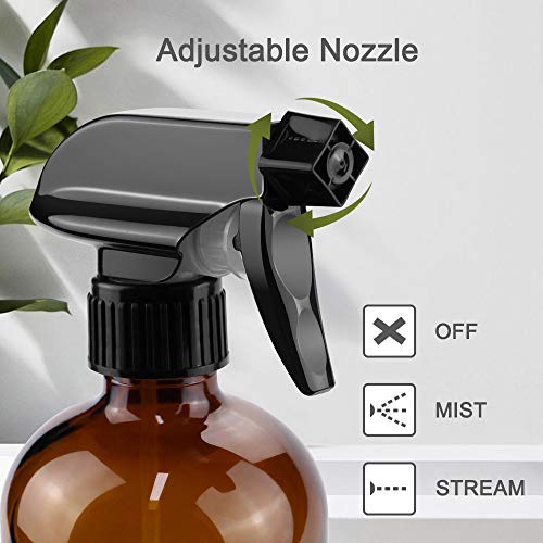Glass Spray Bottles (3 Count)