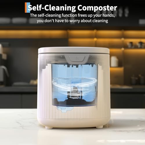 2.5L Electric Kitchen Composter Smart Odorless Compost Bin Auto