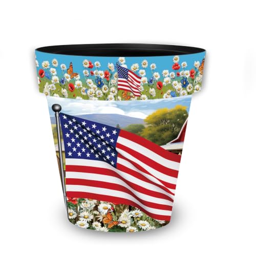 Spring Planter 11.75 x 11 x 11 American Flower Field Medium (Usa Flower Field / Medium)