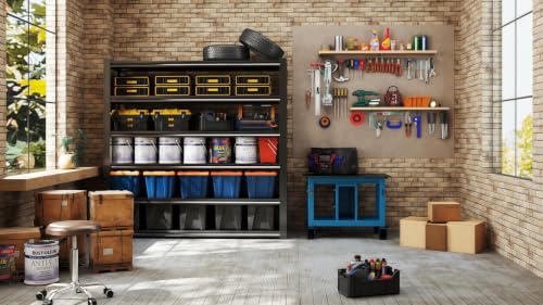 5 Tier Heavy Duty Garage Shelving (5T 62 "W x 24 "D x 84 "H)