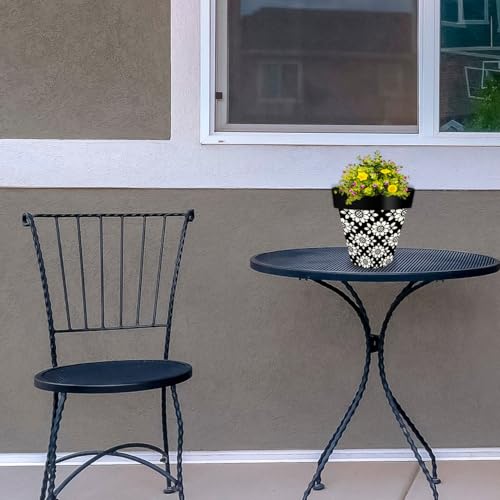 Planter 8.5" x 8.5" x 8.5" Geometric Floral Small Planter (Geo Floral / Small)