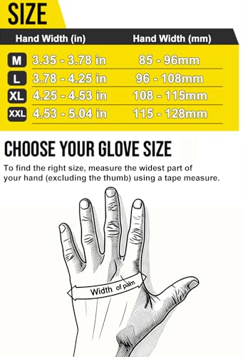 12 Pairs Bulk Leather Work Gloves for Men or Women for Construction (12 Count)