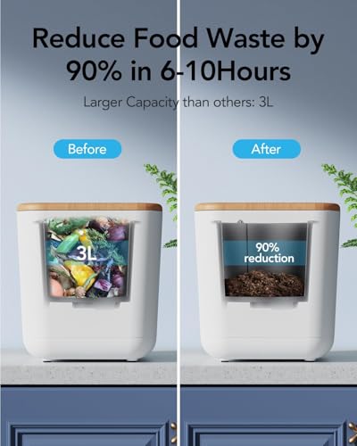 Odor Absorbing Filter Refills for Smart Waste Kitchen Composter (Multi-color)