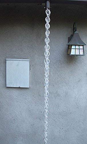 Double Loops Rain Chain (13 Feet / Aluminum)