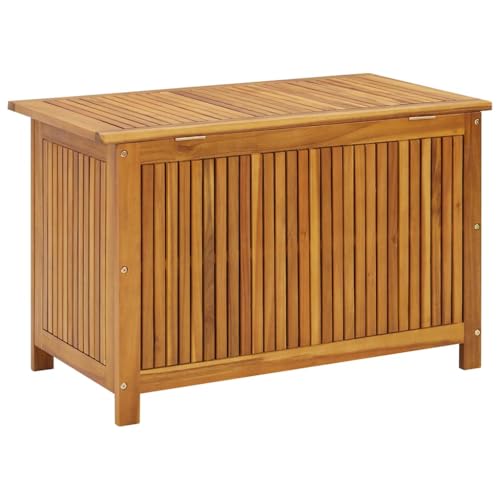Garden Storage Box 35.4"x19.7"x22.8" Solid Wood Acacia (35.4" x 19.7" x 22.8")