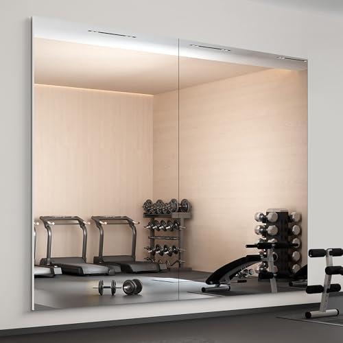 Gym Mirror 71"x80" 2 (Silver / 71 x 40 inch)