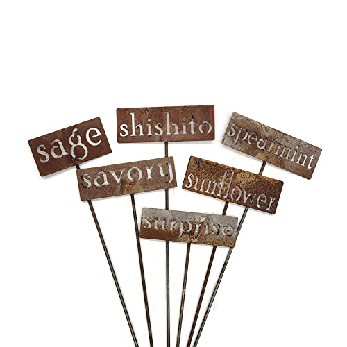 Classic Metal Garden Markers 19 Inches Tall