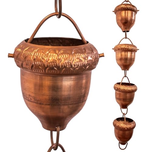 Acorn Cups Rain Chain