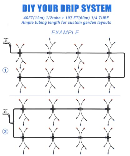 40FT Main tube1 (Drip 40 Nozzles+237FT All Quick-connect)