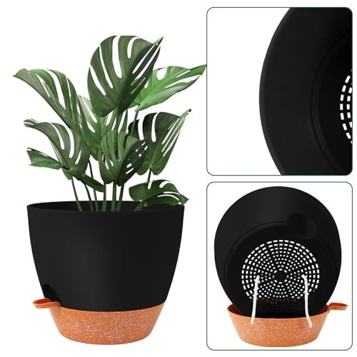 12 Inch Self Watering Planters (2 Count)
