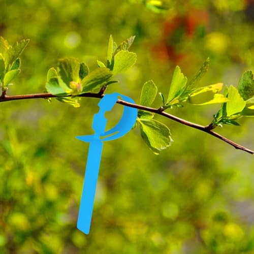 Plant Labels 120Pcs Yuanling Plastic Plant Tree Tags Wrap Around Hanging Tags Nursery Tree Markers Adjustable Garden Labels for Indoor Outdoor Gardening Plants (6 Colors)