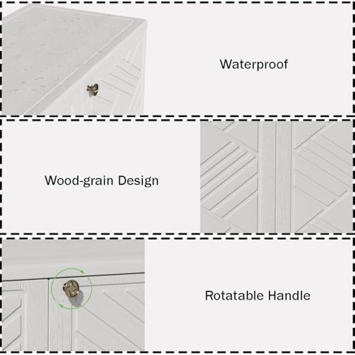 Outdoor Indoor Storage Box (White1203-3)