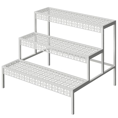 3 Tier Rectangular Metal Plant Stand