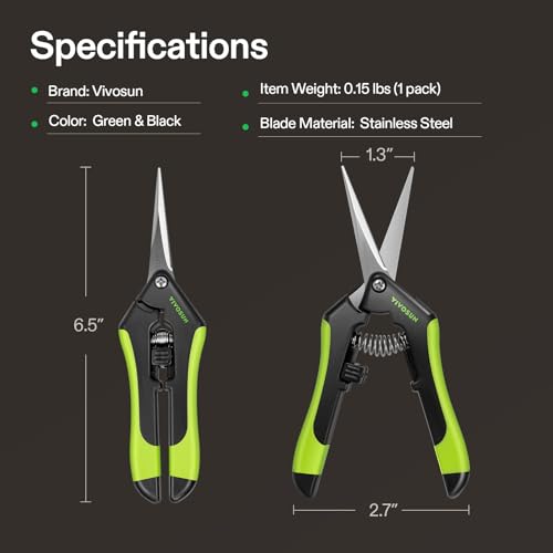6.5 Inch Garden Scissors (2 Count)