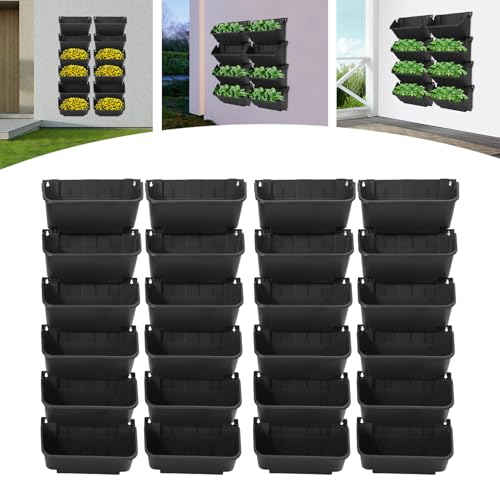 24 Pot Vertical Wall Planter