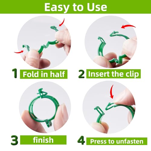 Plant Support Clips (Green)