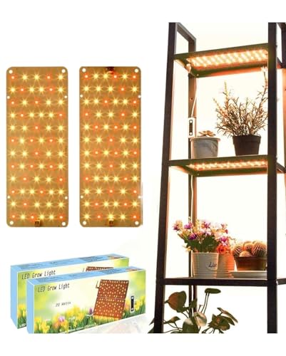 Panel Grow Light for Indoor Plants (Warm White / 2 Pack)