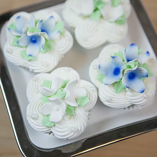 36 Count Small Blue Hydrangea Flowers (Blue)