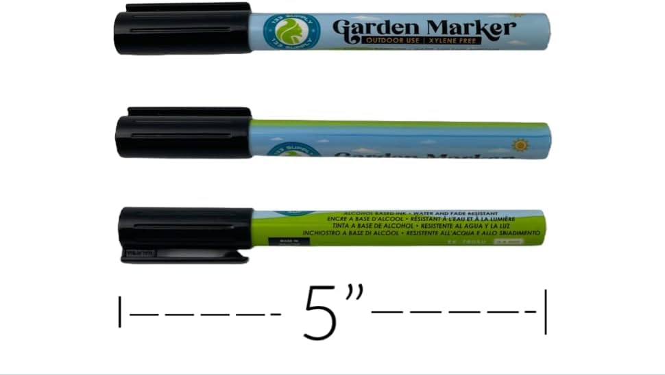 Garden Marker Pen (6 Pack Garden Marker Pens (No Plant Tags))
