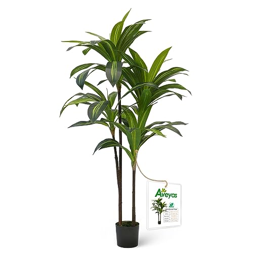 4ft Artificial Dracaena Tree for Home Decor (Dracaena Tree (4ft) / 4ft)
