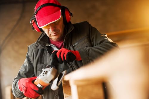 Safety Work Gloves for Men & Women 12 Pairs (Red / X-Small)