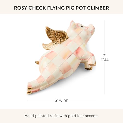 Resin Pot Climber (Rosy Check Flying Pig)