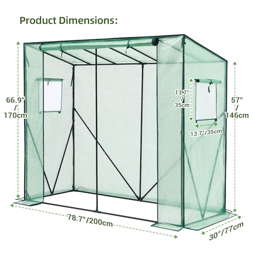 Lean to Greenhouse for Outdoors