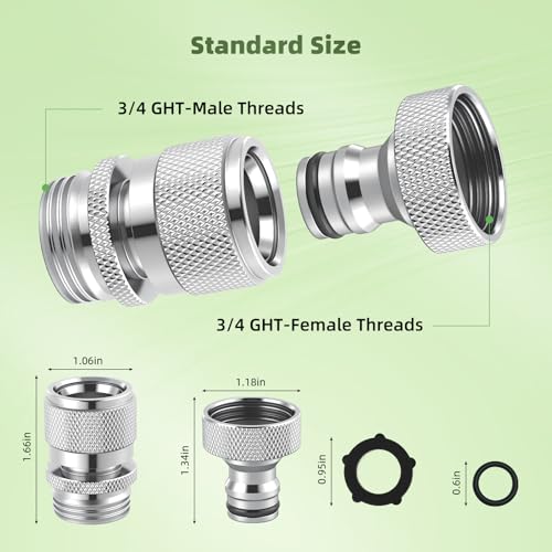 Garden Hose Quick Connector (2 Count)